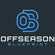Logo of Offseason Blueprint on a dark background